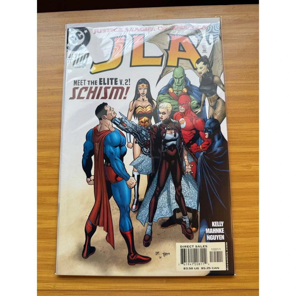 JLA Justice League of America Comic Book 100 Meet the Elite v2 Schism DC Comics